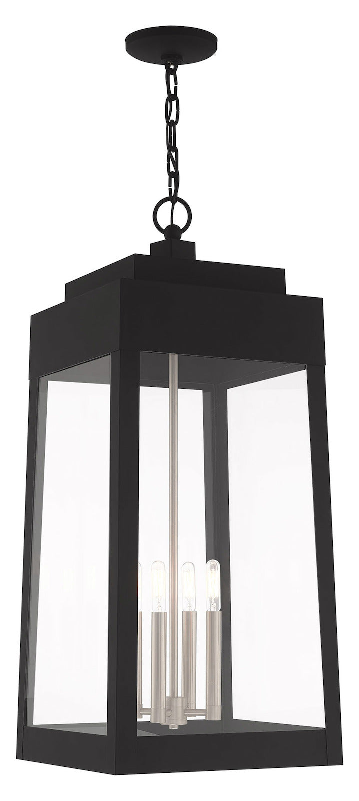 13.75 Inch 4 Light Pendant Lantern by Livex Lighting