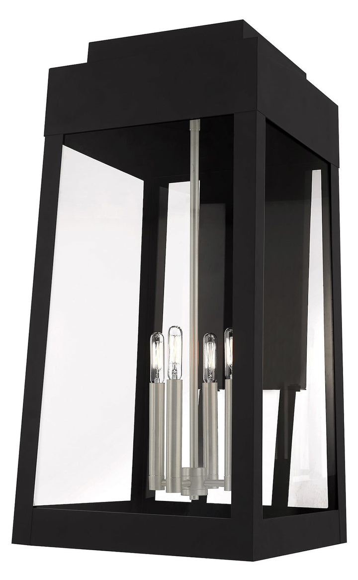 13.75 Inch 4 Light Wall Lantern by Livex Lighting