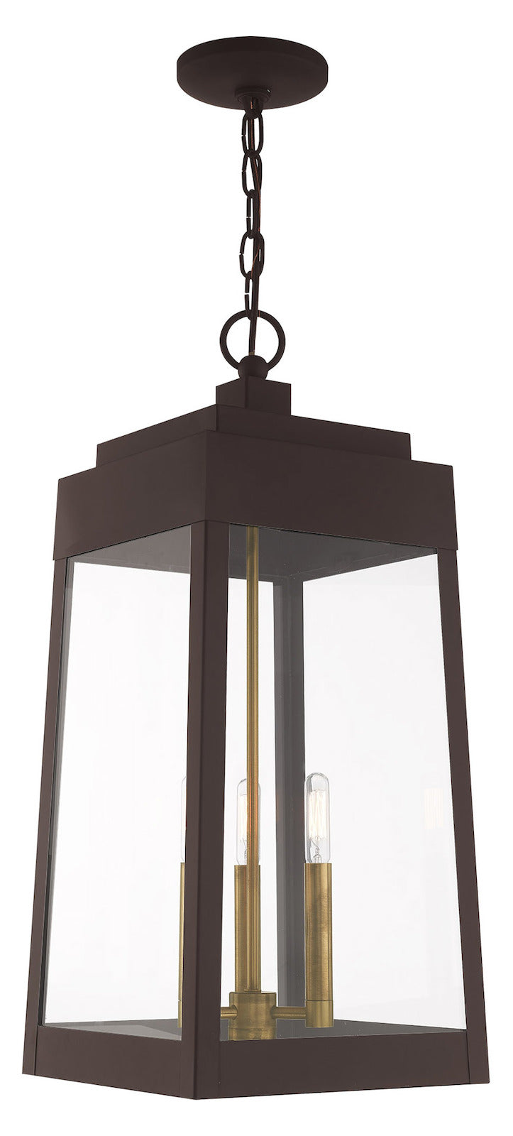 24.5 Inch 3 Light Pendant Lantern by Livex Lighting