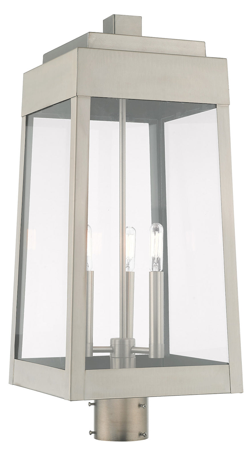 24.75 Inch 3 Light Post Top Lantern by Livex Lighting