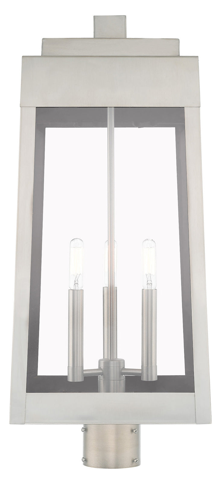 24.75 Inch 3 Light Post Top Lantern