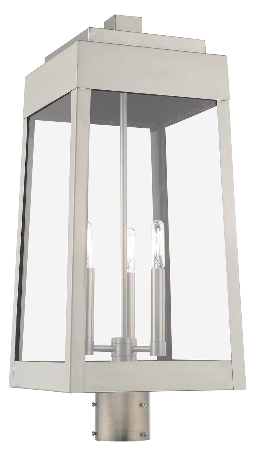24.75 Inch 3 Light Post Top Lantern