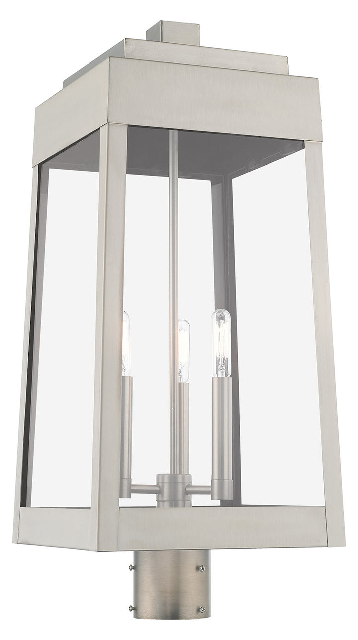 24.75 Inch 3 Light Post Top Lantern