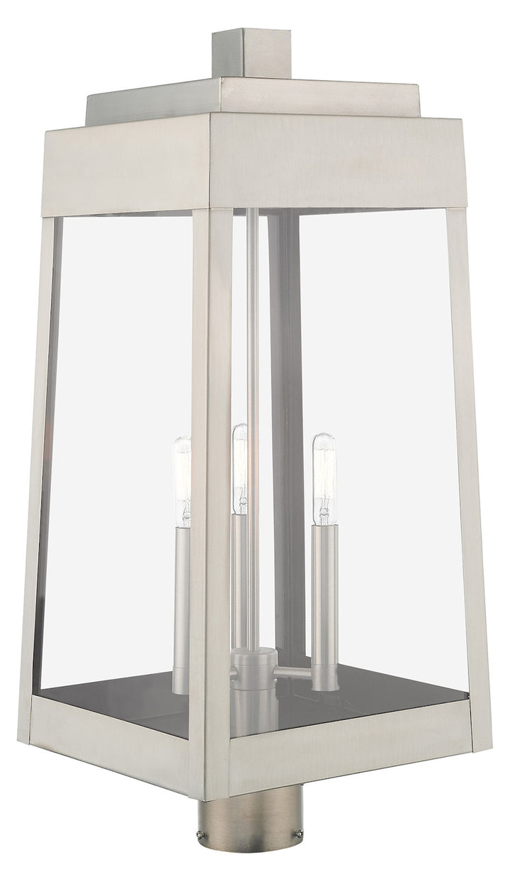 24.75 Inch 3 Light Post Top Lantern