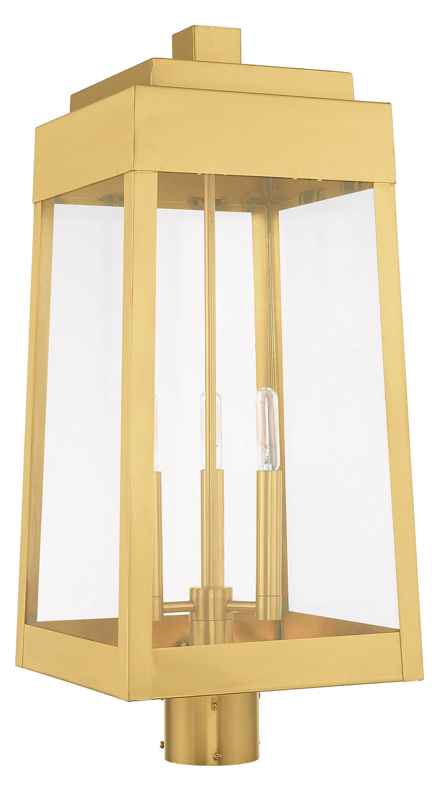 24.75 Inch 3 Light Post Top Lantern