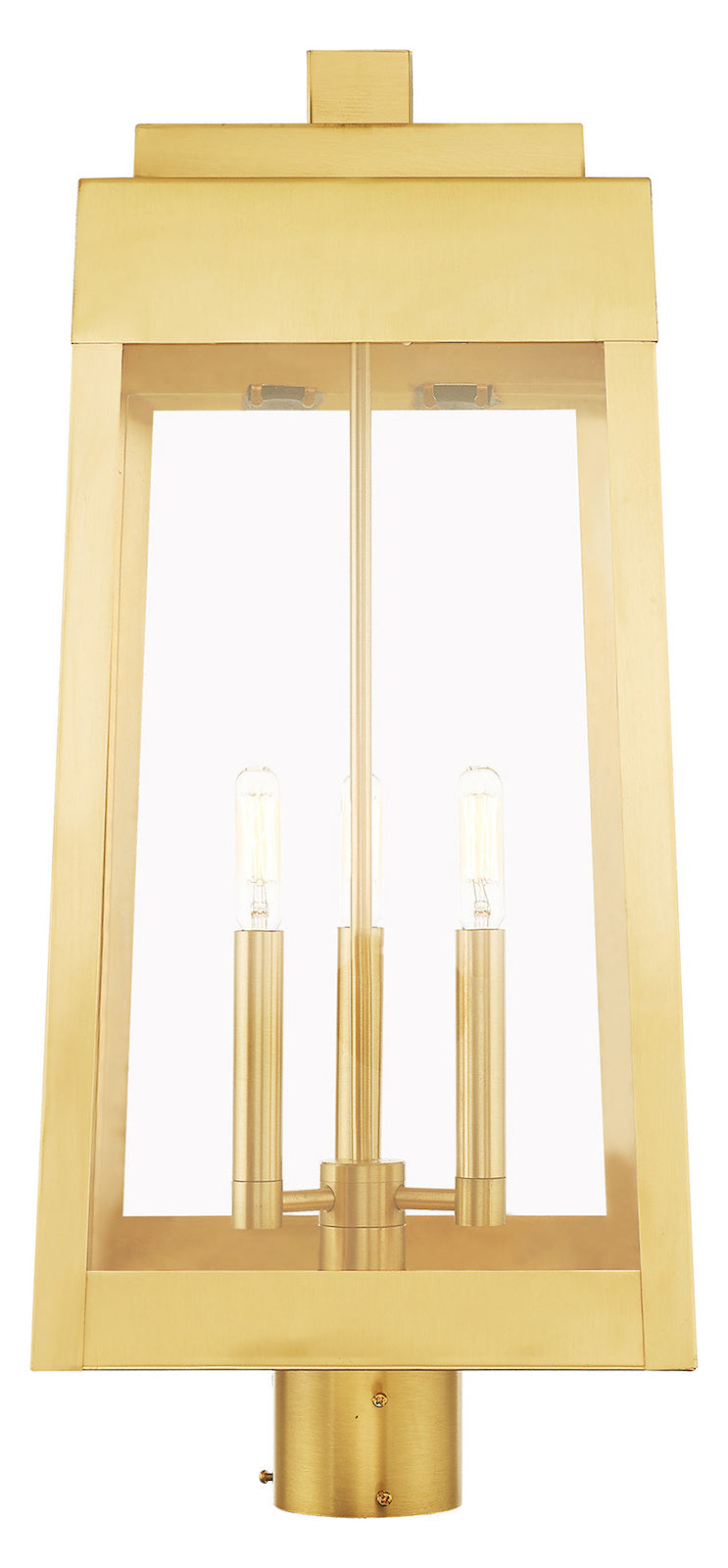 24.75 Inch 3 Light Post Top Lantern