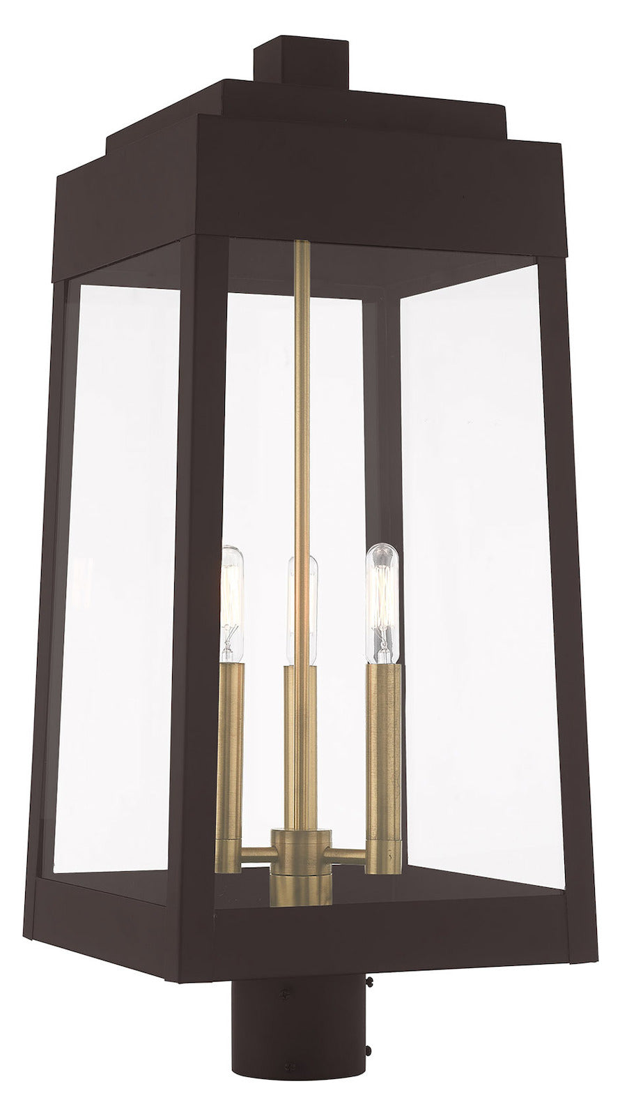 24.75 Inch 3 Light Post Top Lantern by Livex Lighting