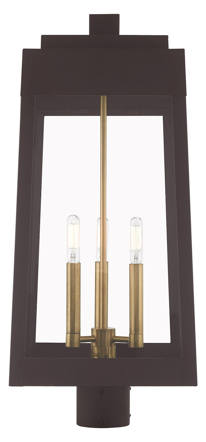 24.75 Inch 3 Light Post Top Lantern