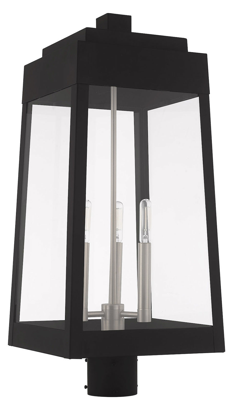 24.75 Inch 3 Light Post Top Lantern