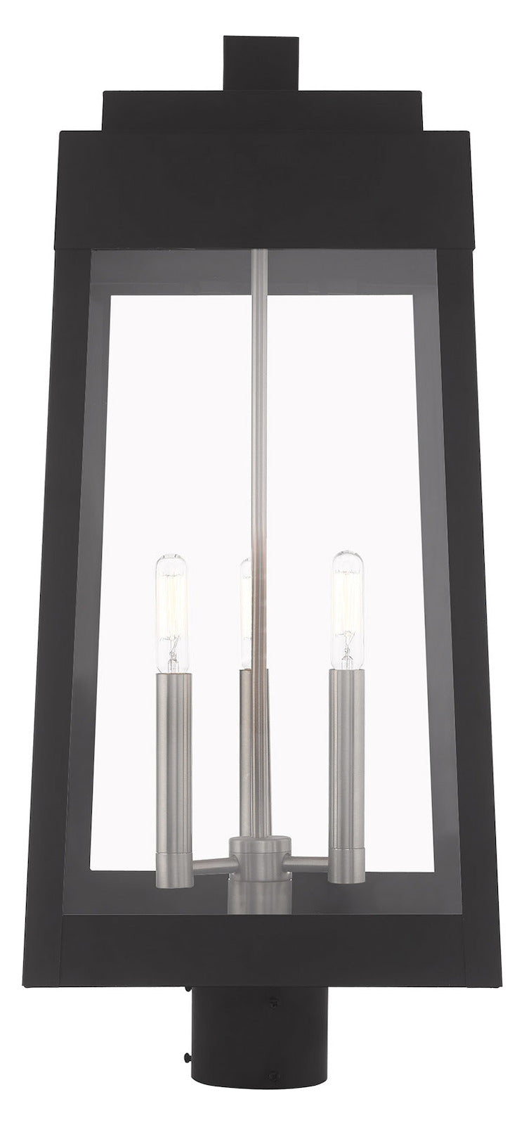 24.75 Inch 3 Light Post Top Lantern