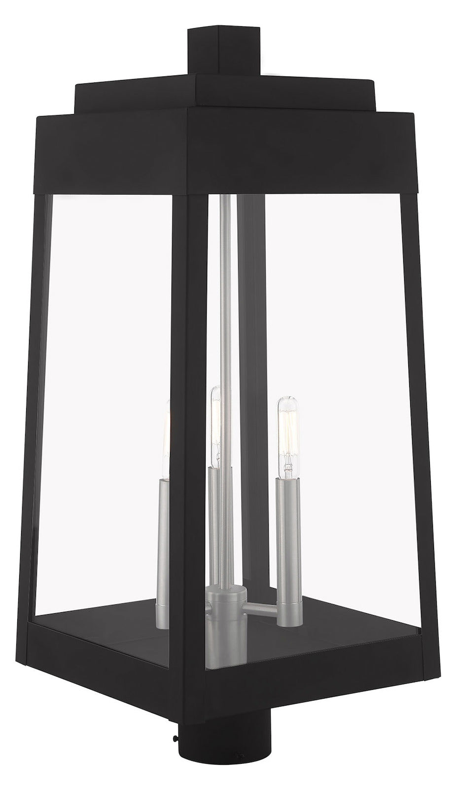 24.75 Inch 3 Light Post Top Lantern