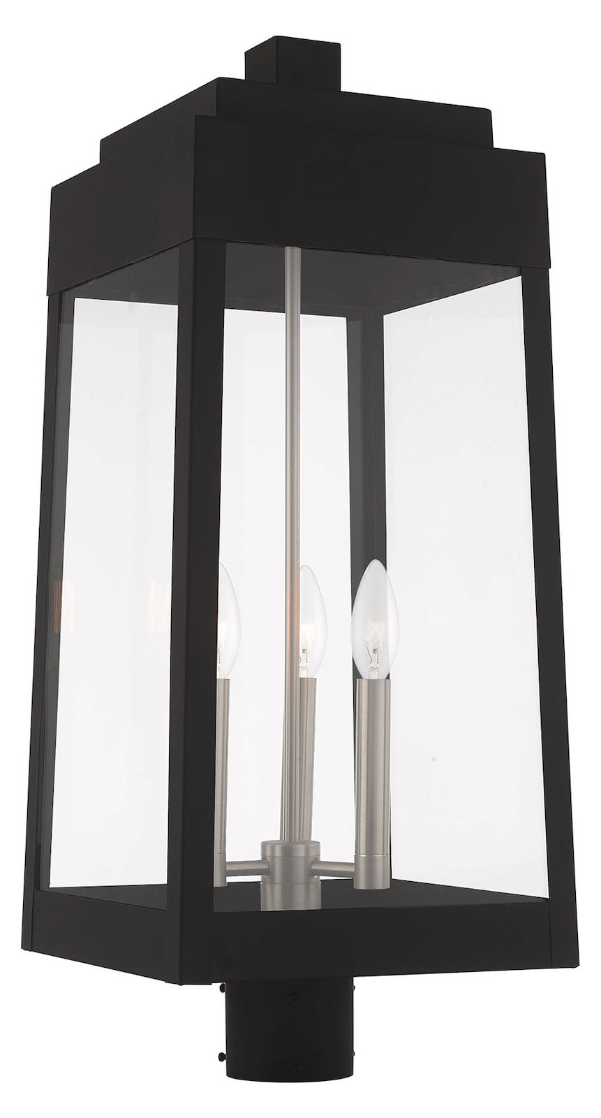 24.75 Inch 3 Light Post Top Lantern