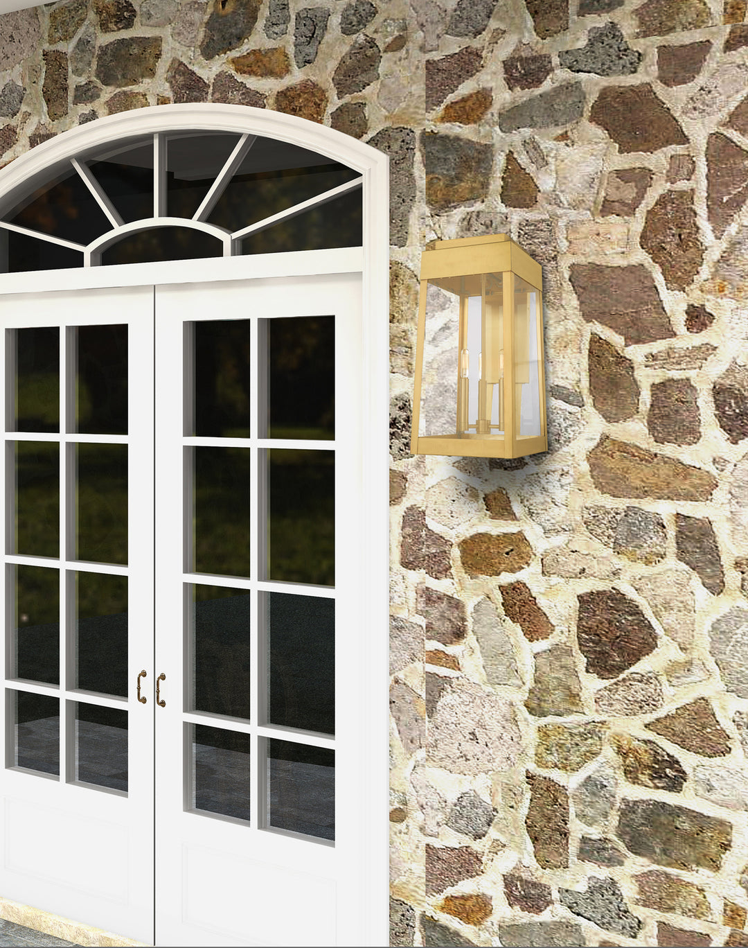 20 Inch 3 Light Wall Lantern