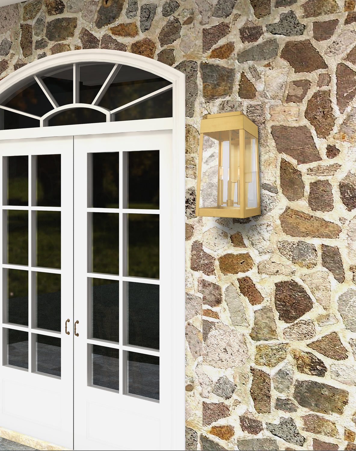 20 Inch 3 Light Wall Lantern