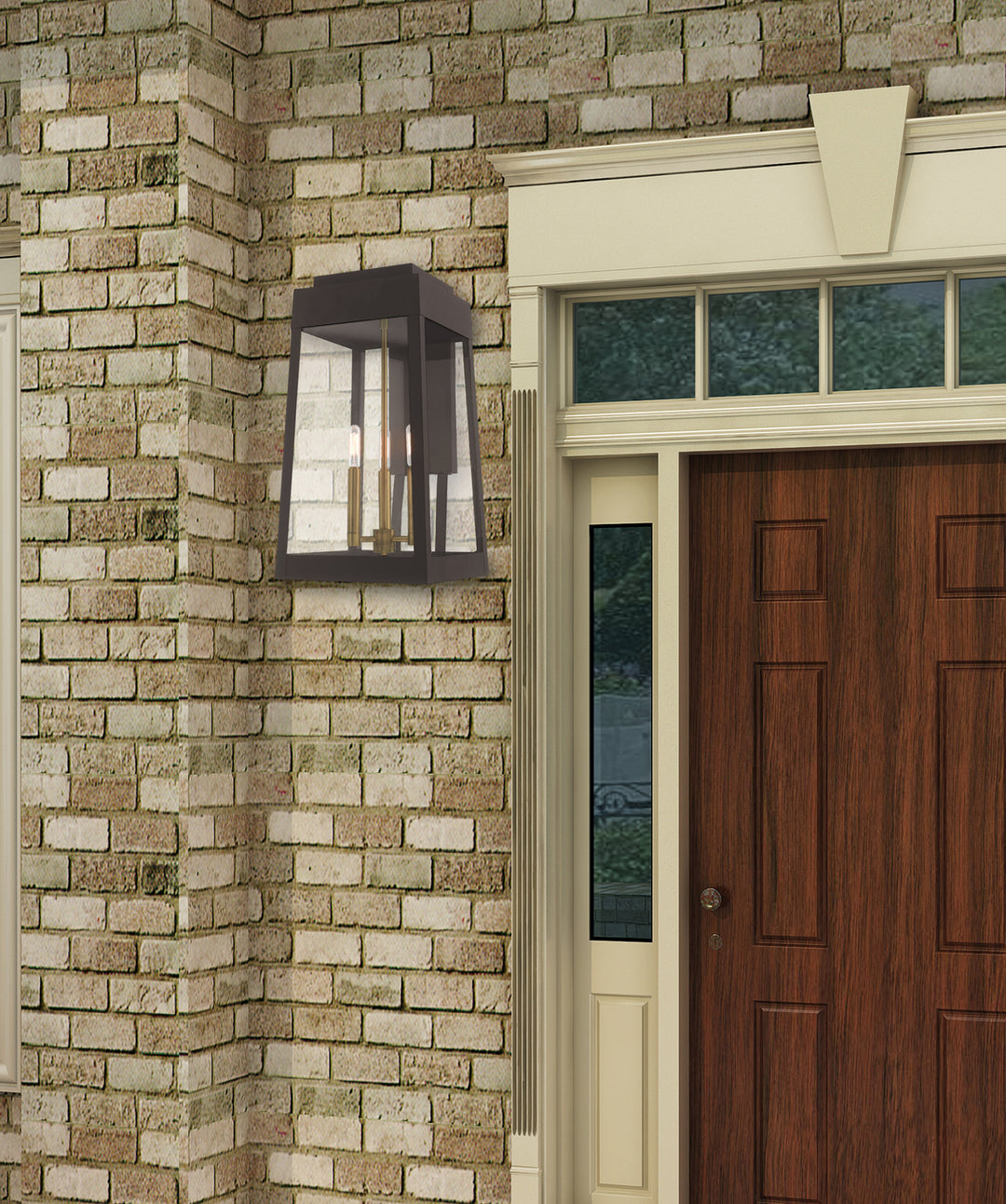20 Inch 3 Light Wall Lantern
