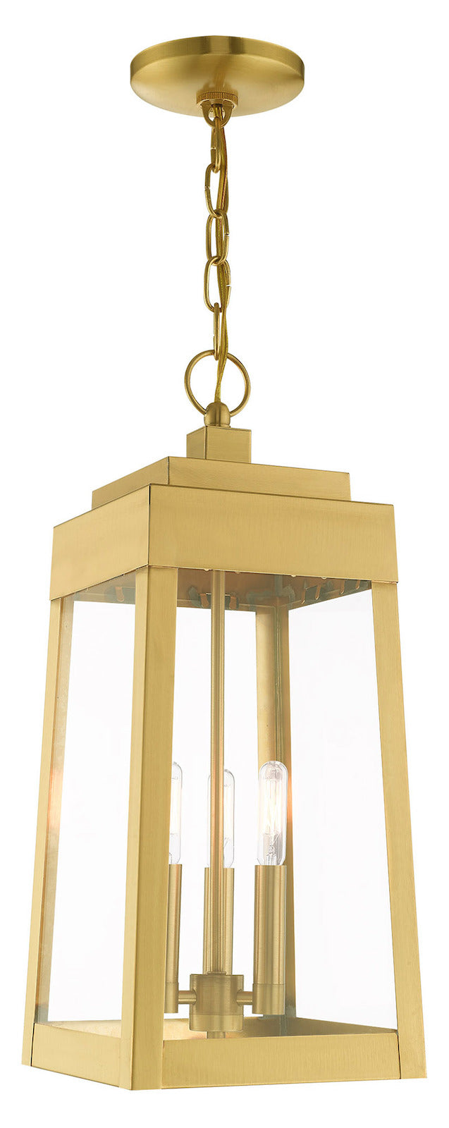19.75 Inch 3 Light Pendant Lantern by Livex Lighting