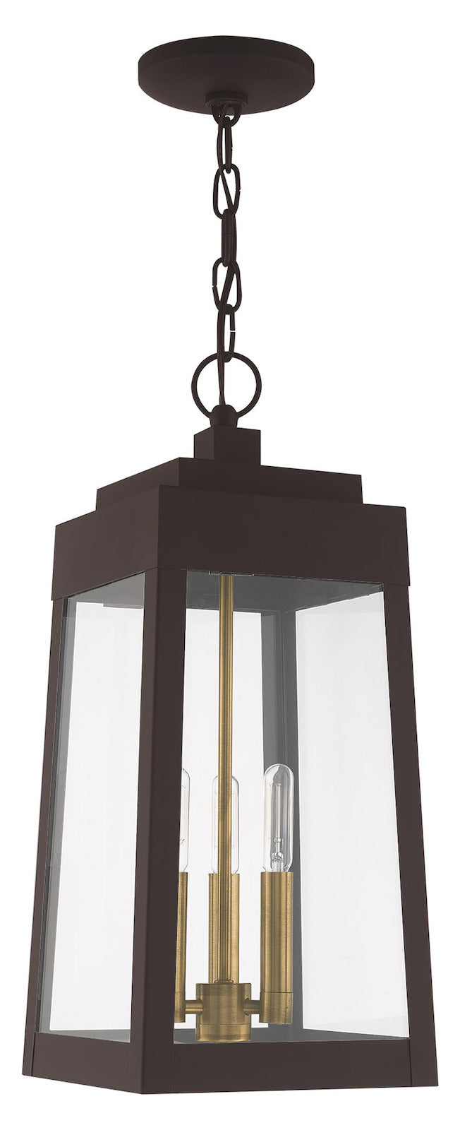 19.75 Inch 3 Light Pendant Lantern