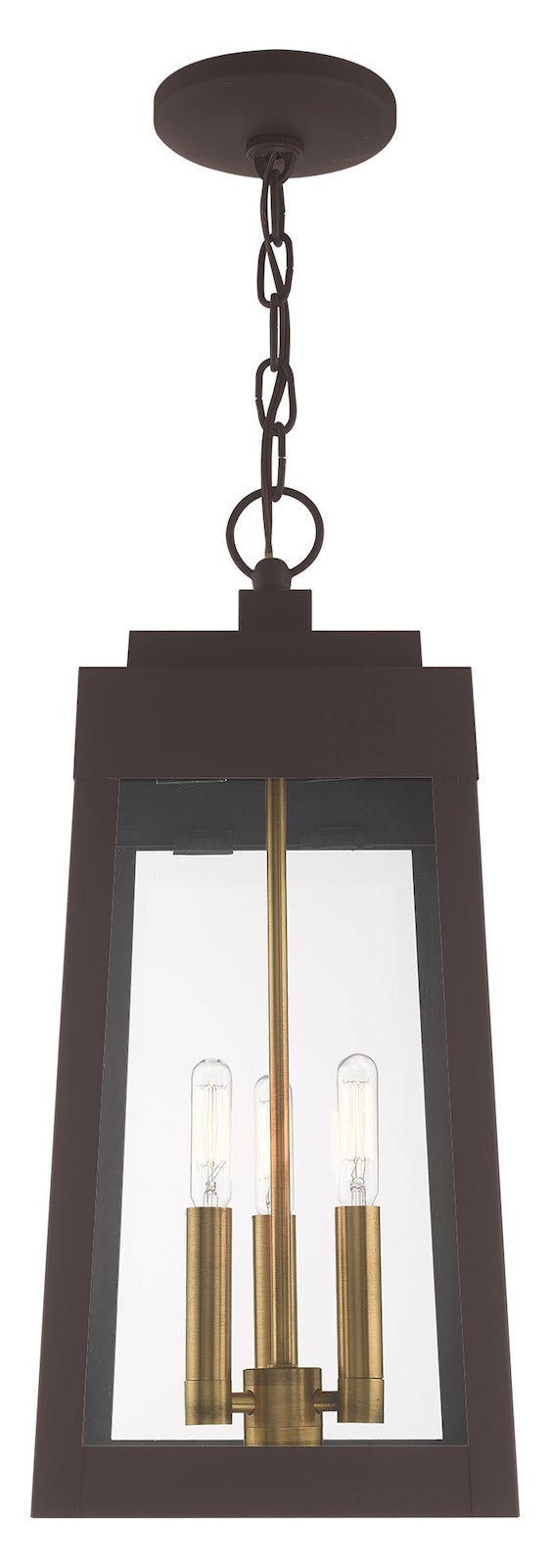 19.75 Inch 3 Light Pendant Lantern