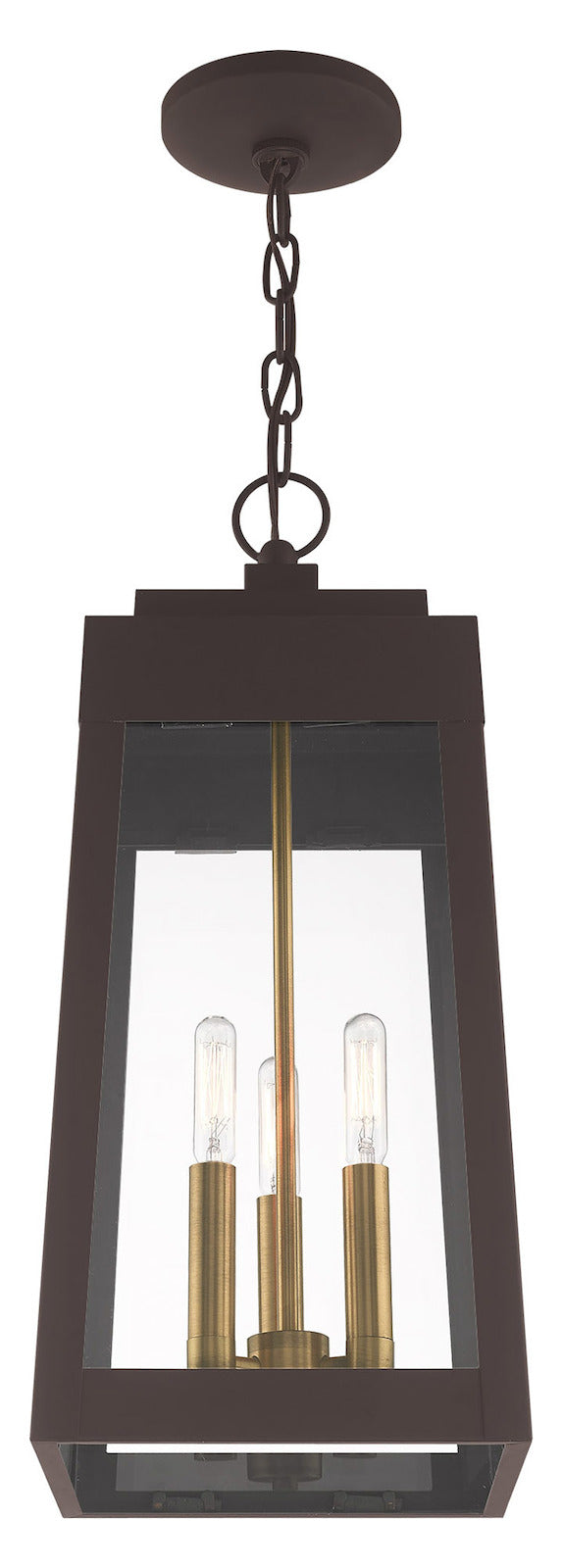 19.75 Inch 3 Light Pendant Lantern