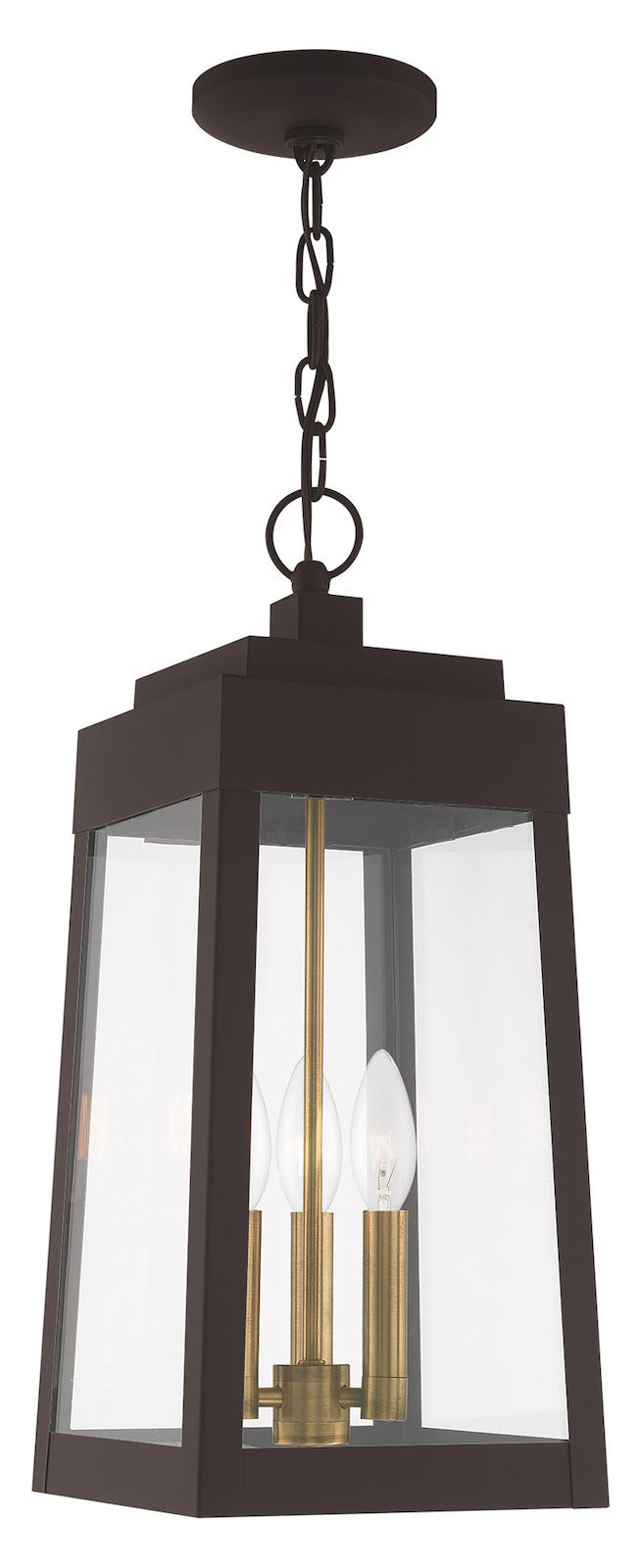 19.75 Inch 3 Light Pendant Lantern