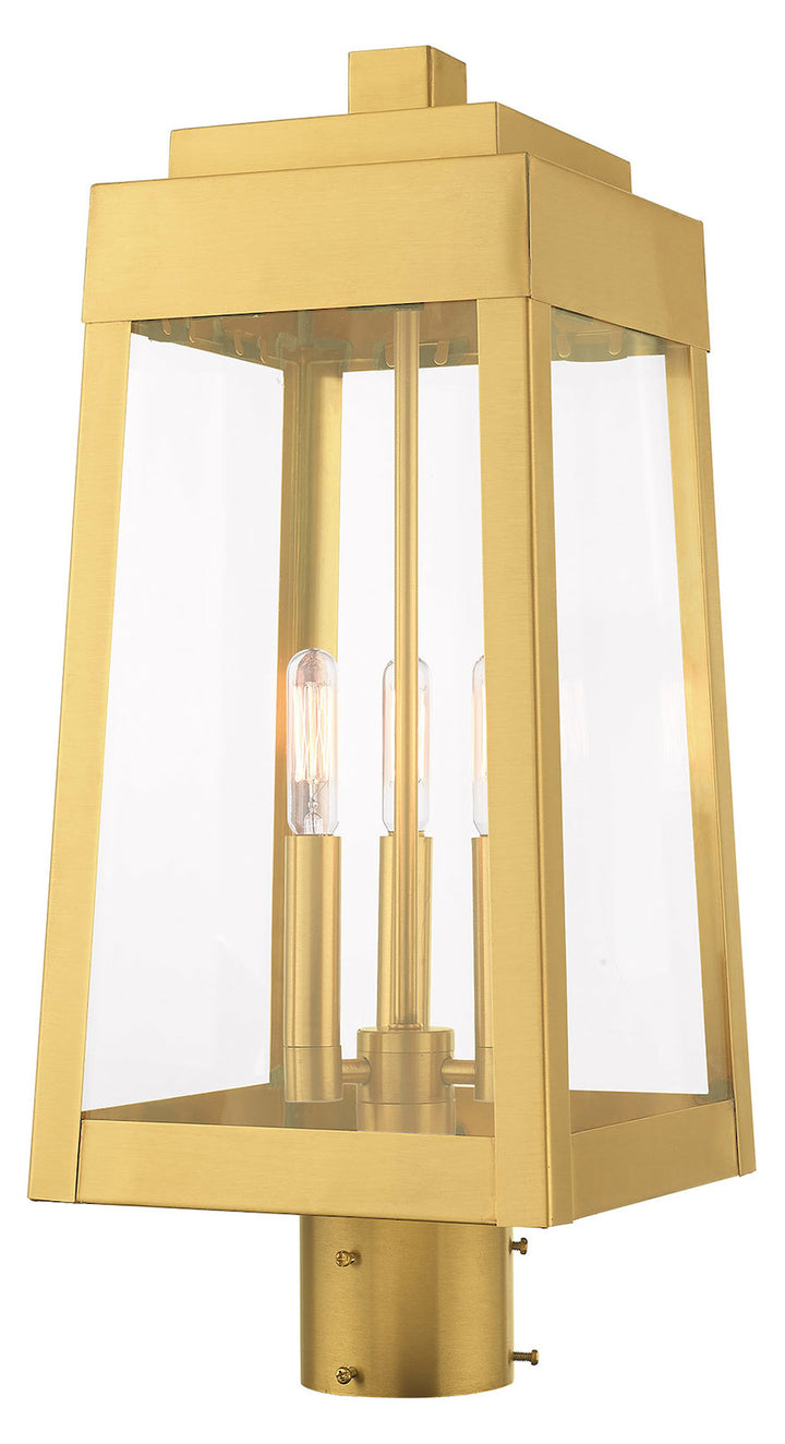 8.25 Inch 3 Light Post Top Lantern by Livex Lighting