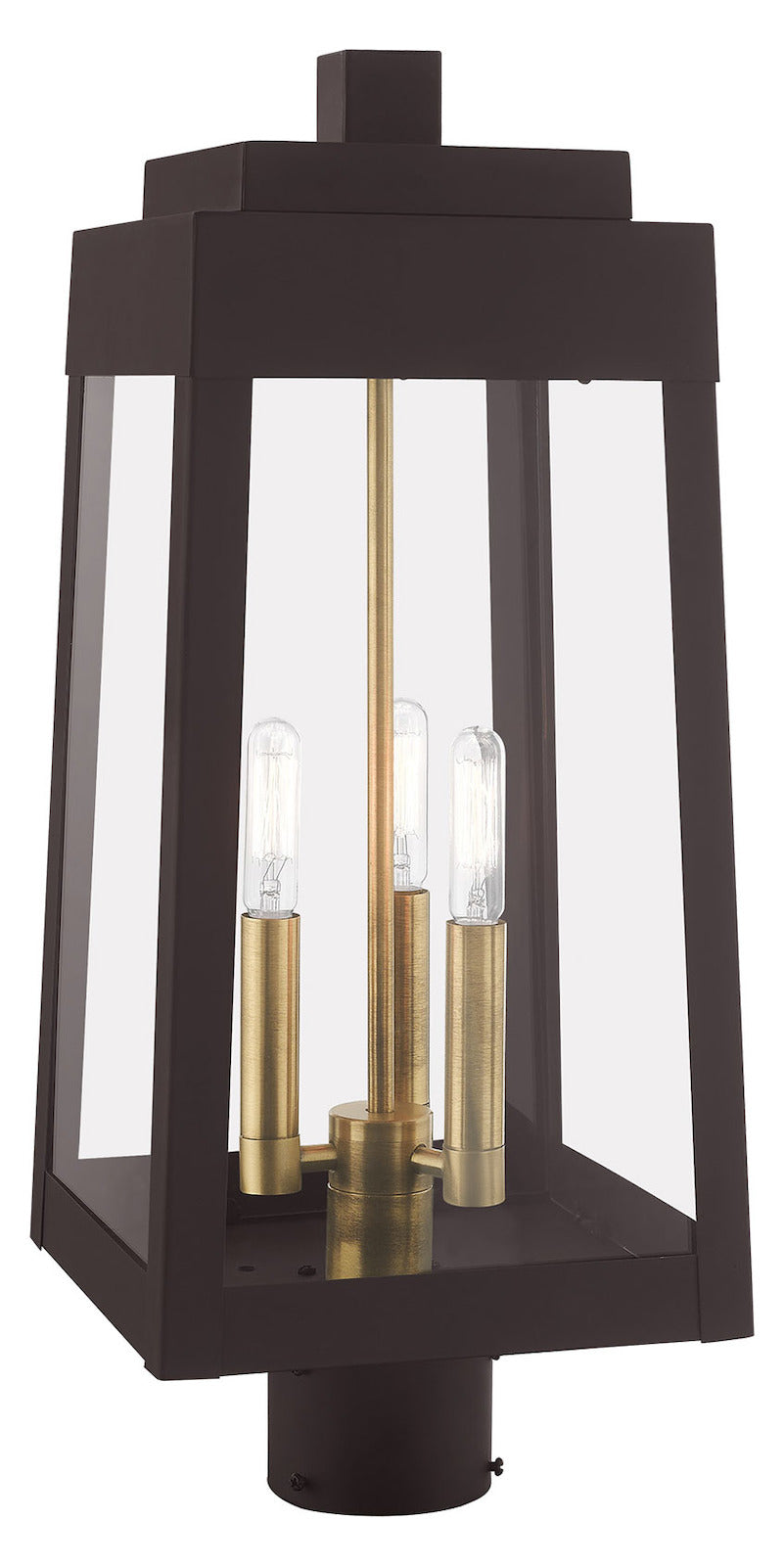 8.25 Inch 3 Light Post Top Lantern