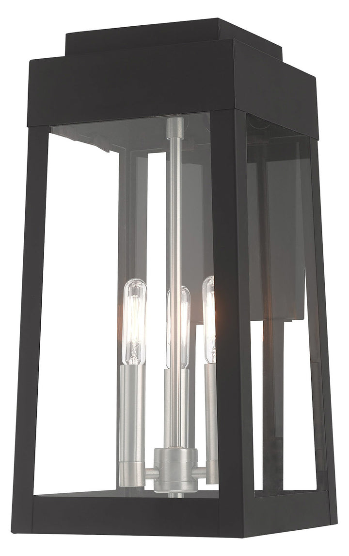 8.25 Inch 3 Light Wall Lantern by Livex Lighting
