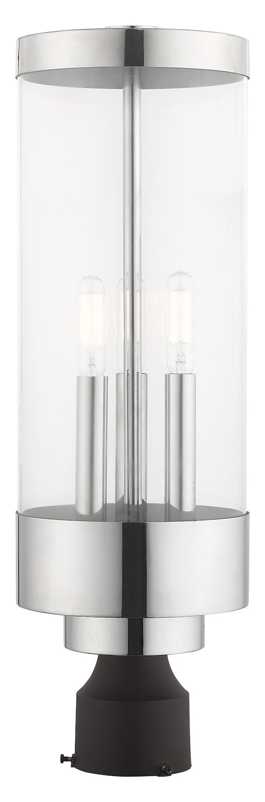 3 Light Post Top Lantern by Livex Lighting
