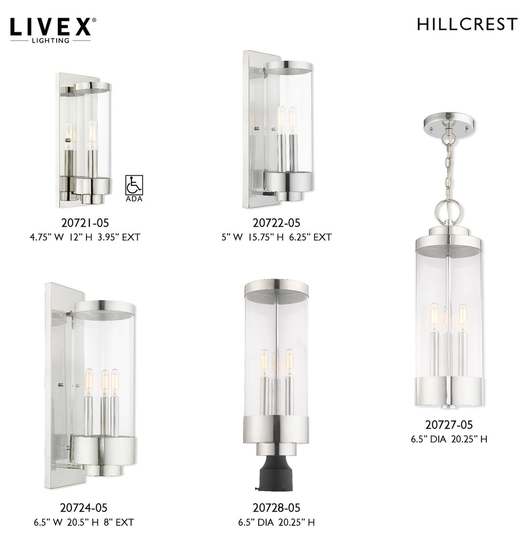 3 Light Post Top Lantern