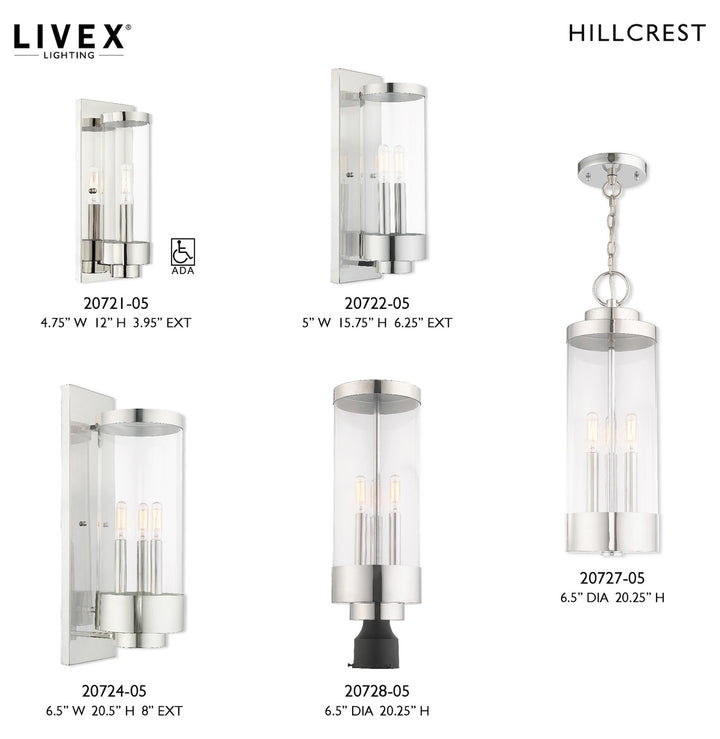 3 Light Post Top Lantern