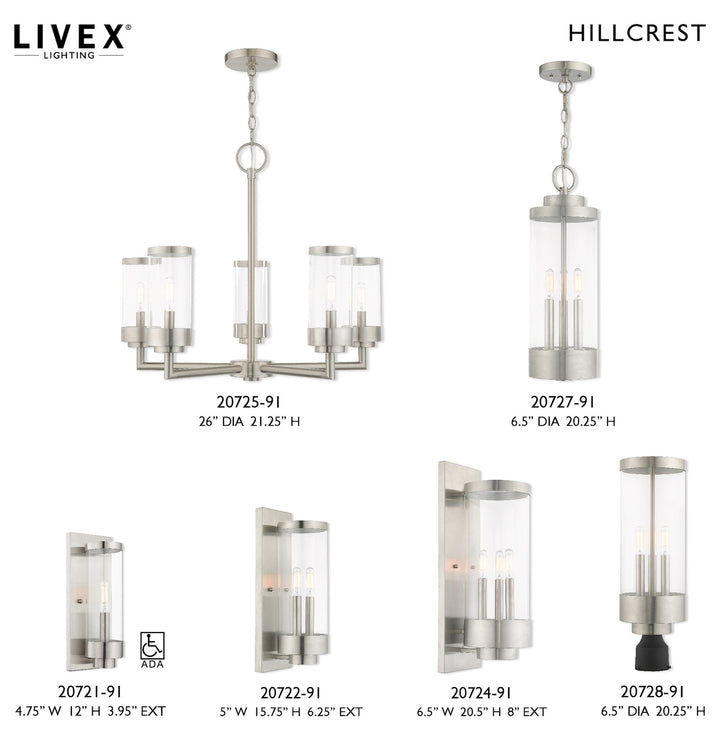 3 Light Pendant Lantern