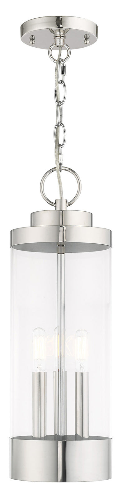 3 Light Pendant Lantern by Livex Lighting