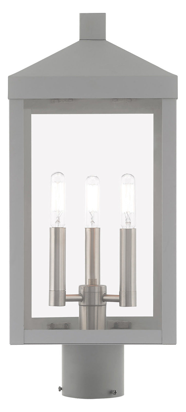 8.25 Inch 3 Light Post Top Lantern