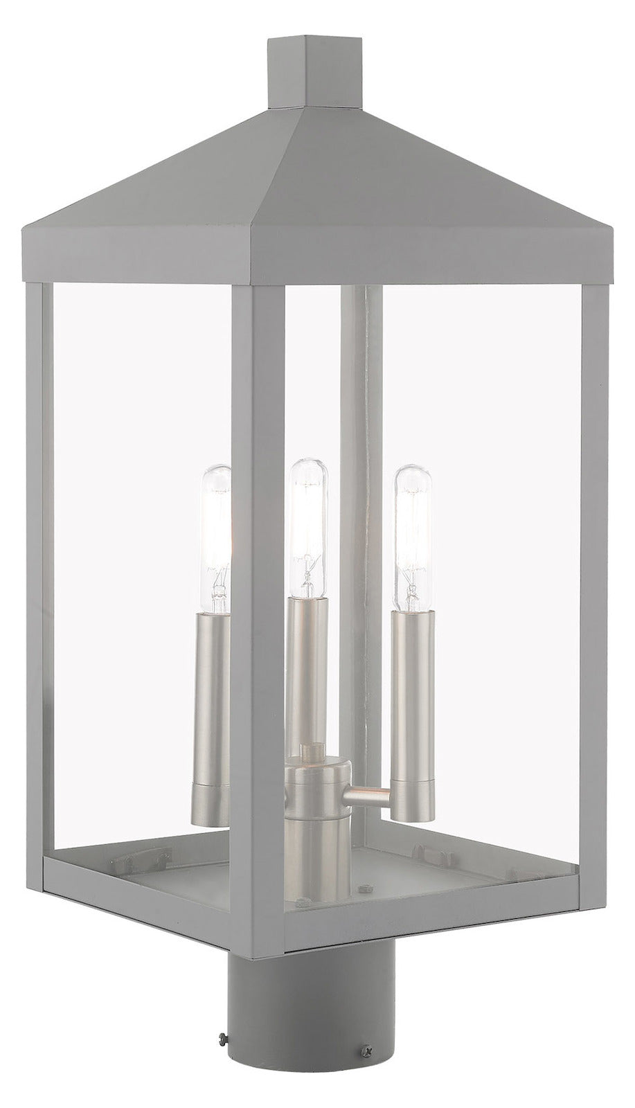 8.25 Inch 3 Light Post Top Lantern