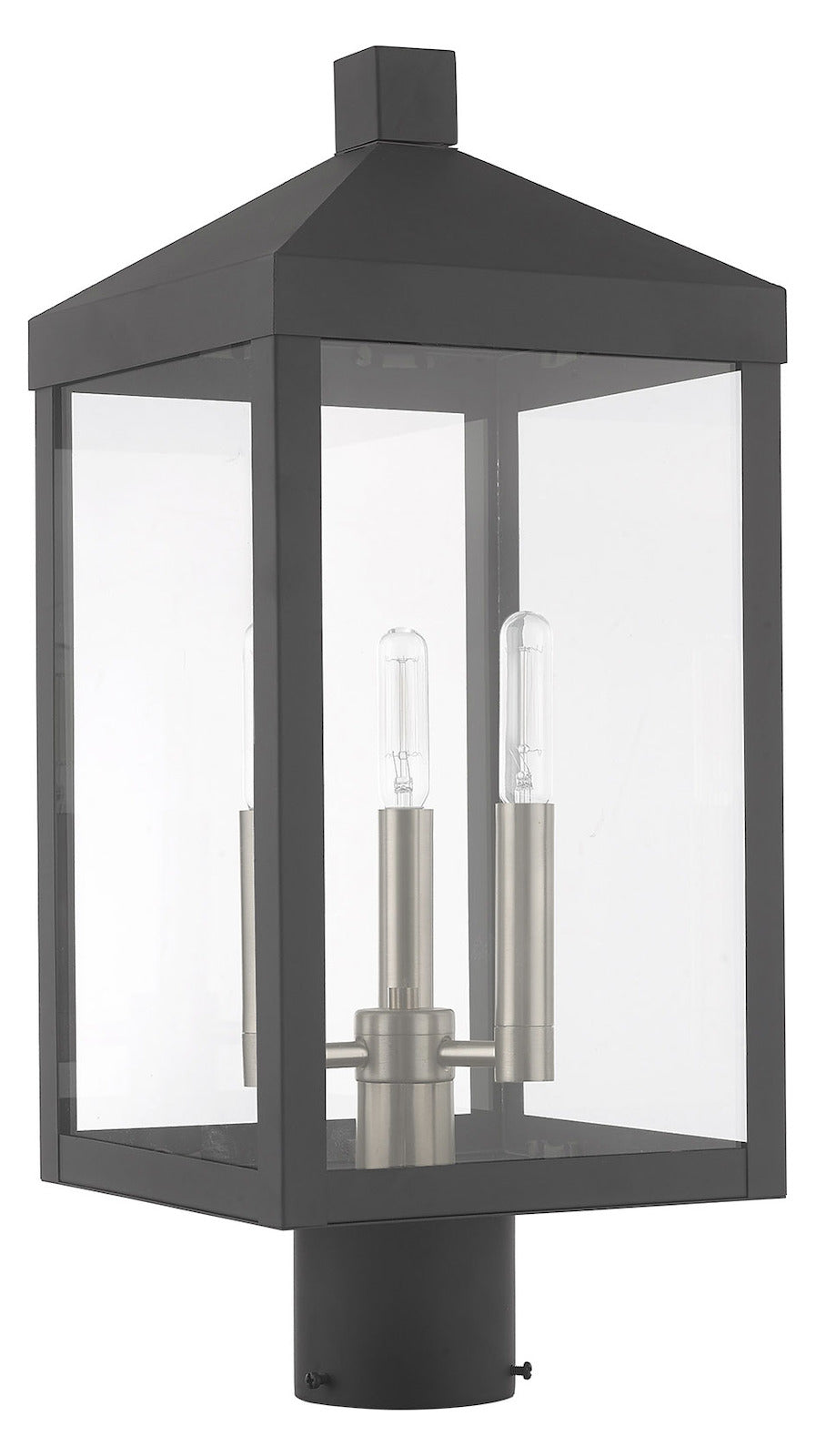 8.25 Inch 3 Light Post Top Lantern