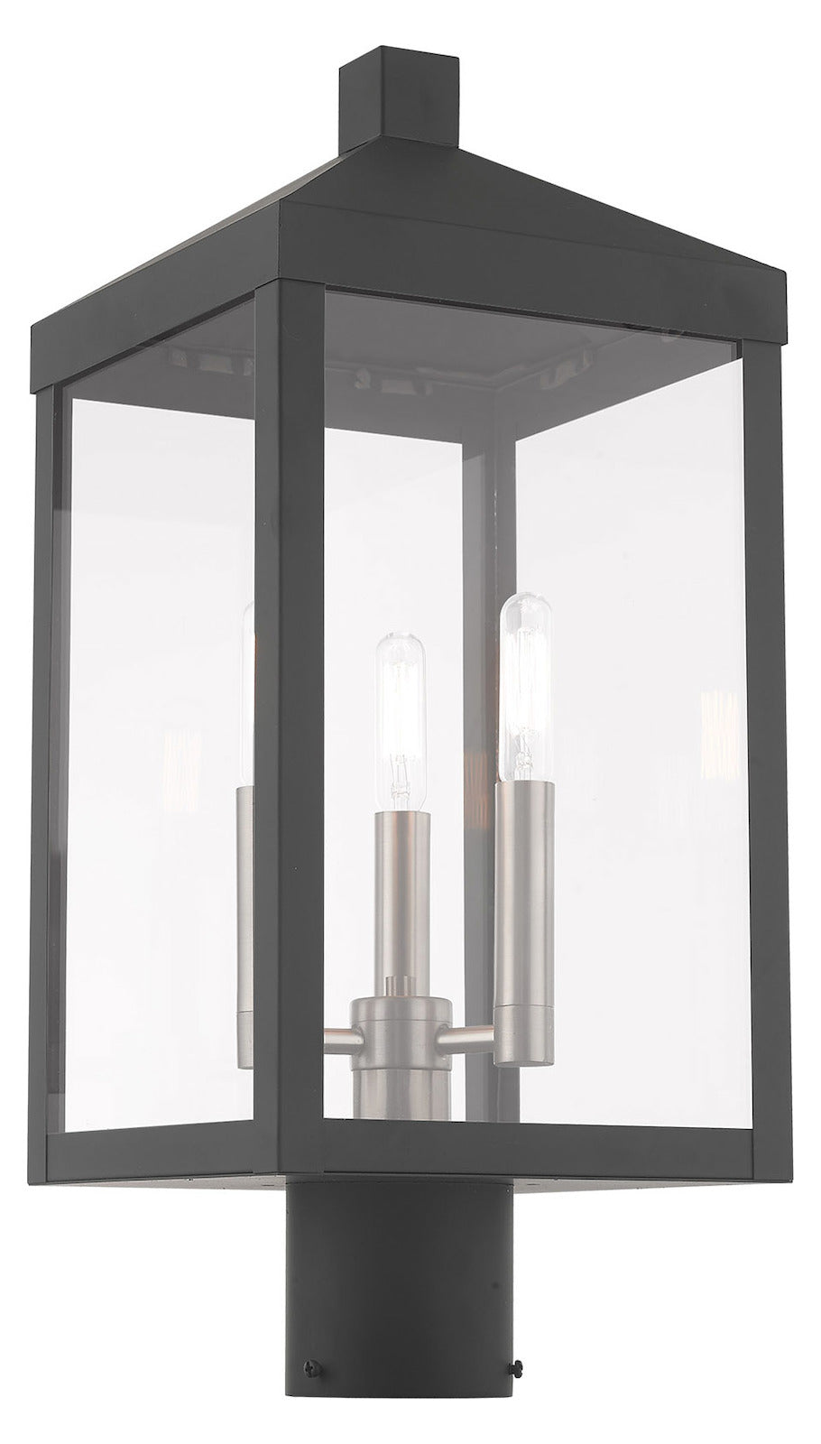 8.25 Inch 3 Light Post Top Lantern