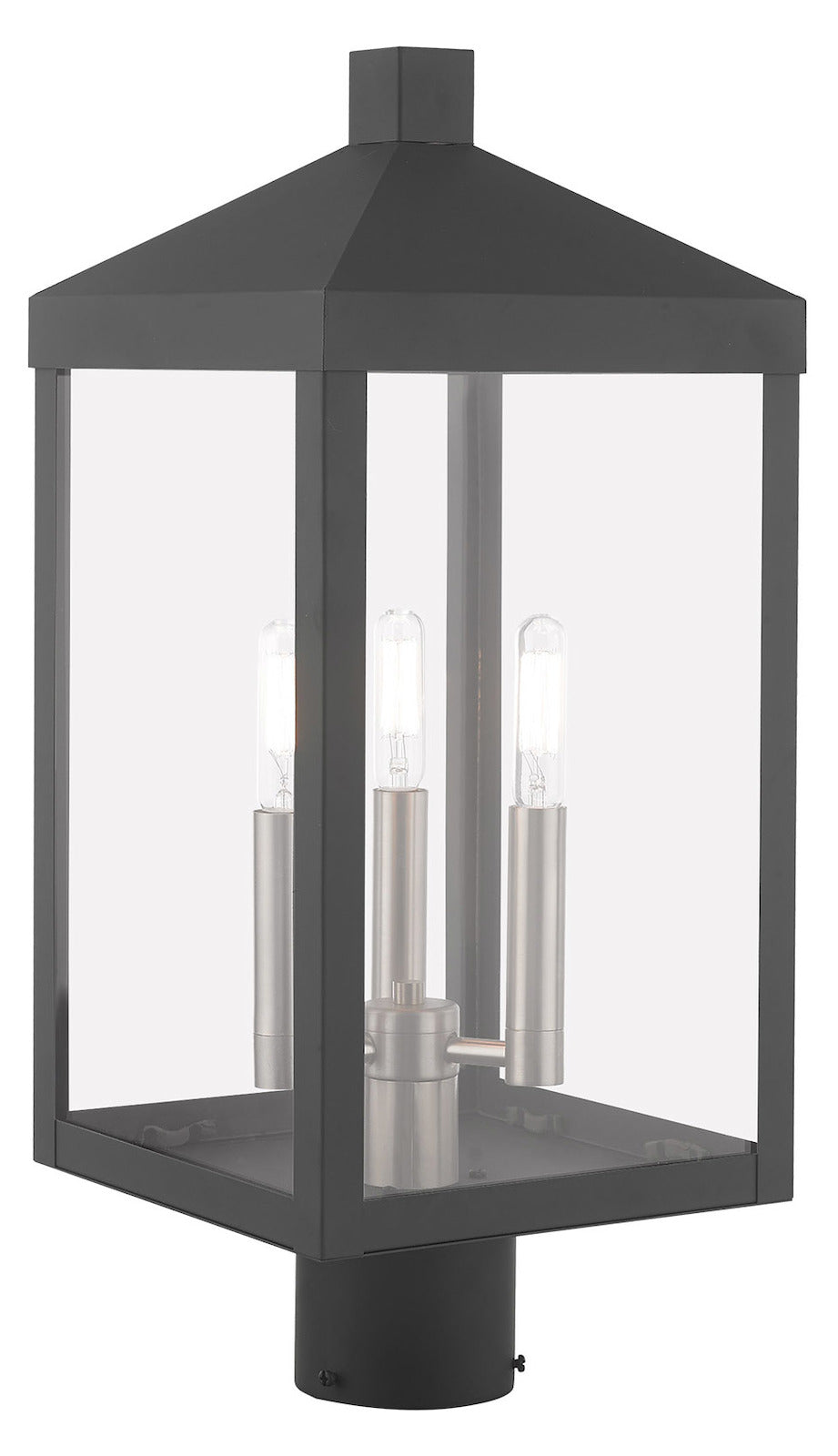 8.25 Inch 3 Light Post Top Lantern