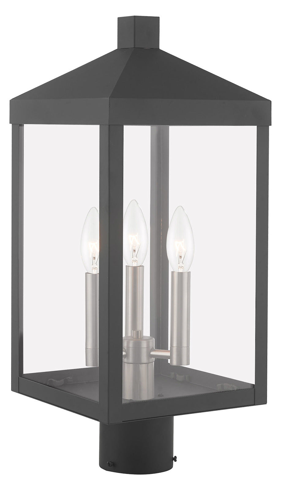 8.25 Inch 3 Light Post Top Lantern