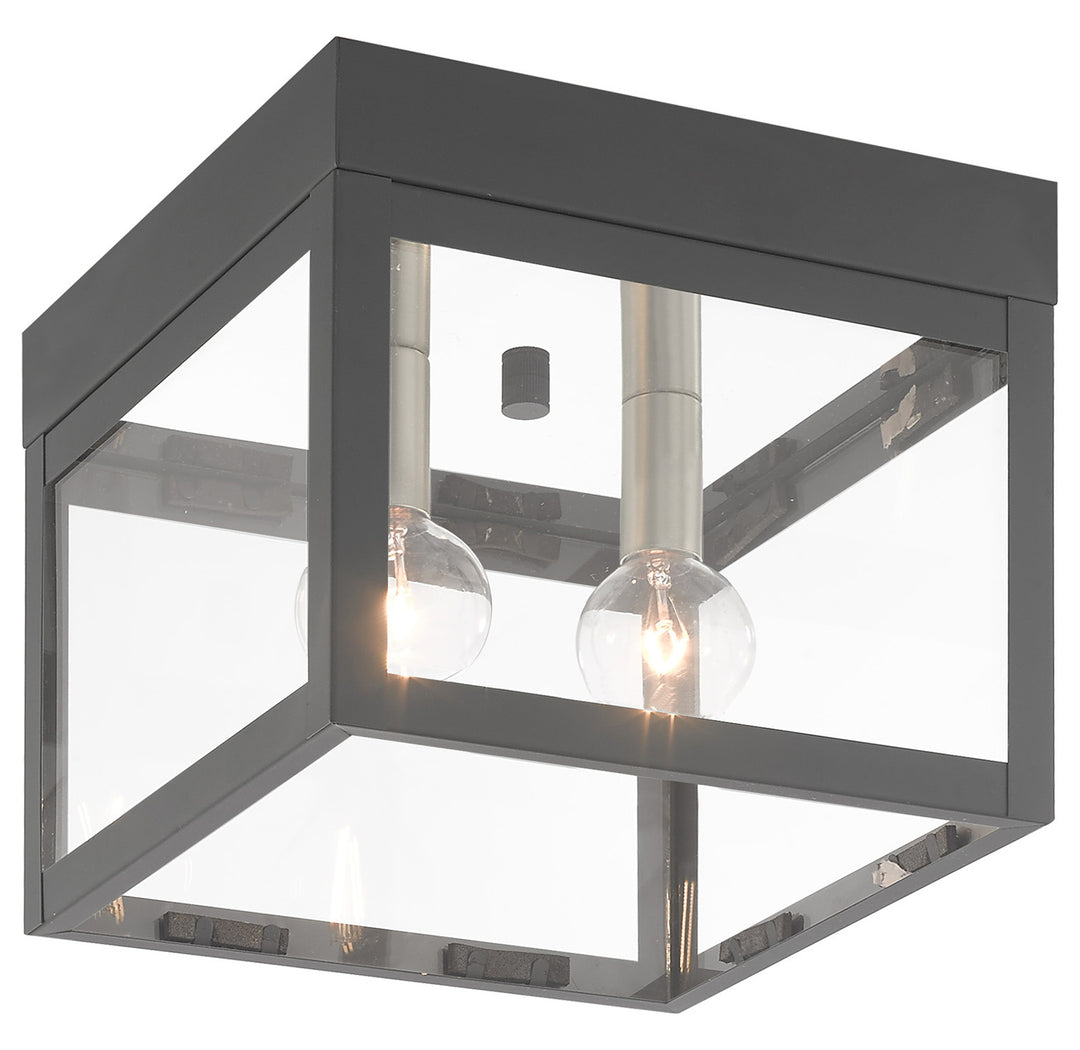 8 Inch 2 Light Ceiling Mount by Livex Lighting