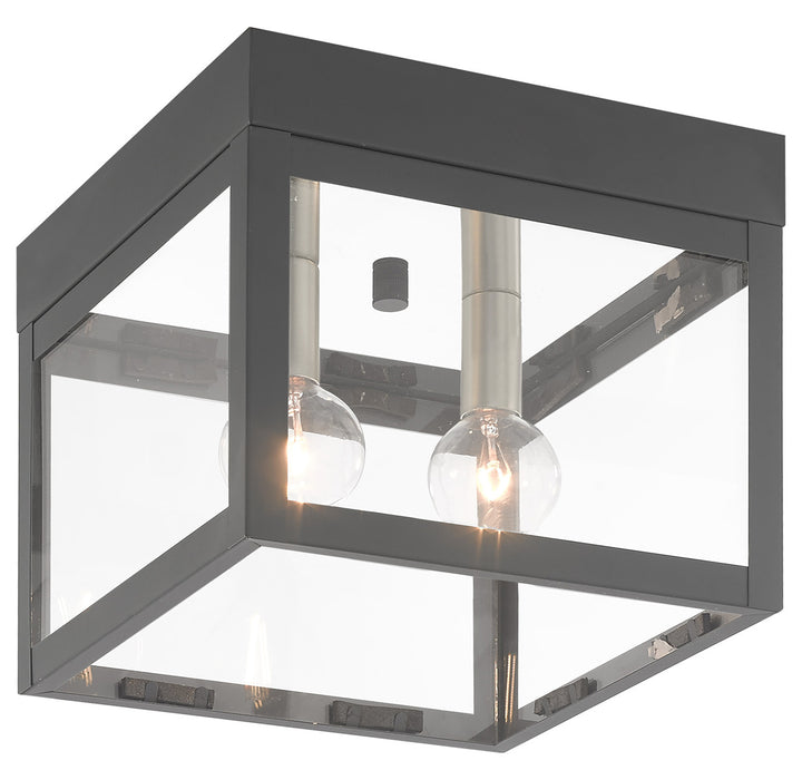 8 Inch 2 Light Ceiling Mount by Livex Lighting