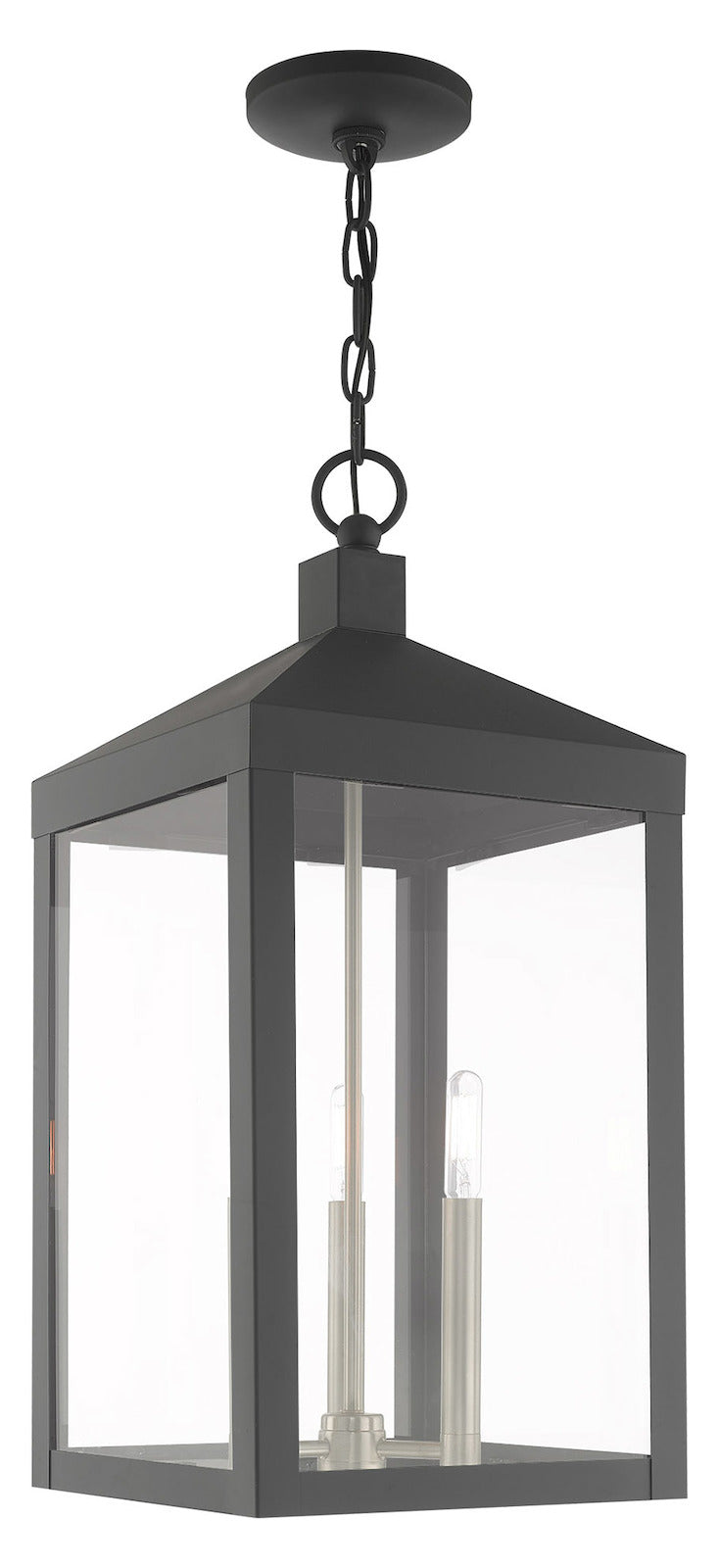 10.5 Inch 3 Light Pendant Lantern by Livex Lighting