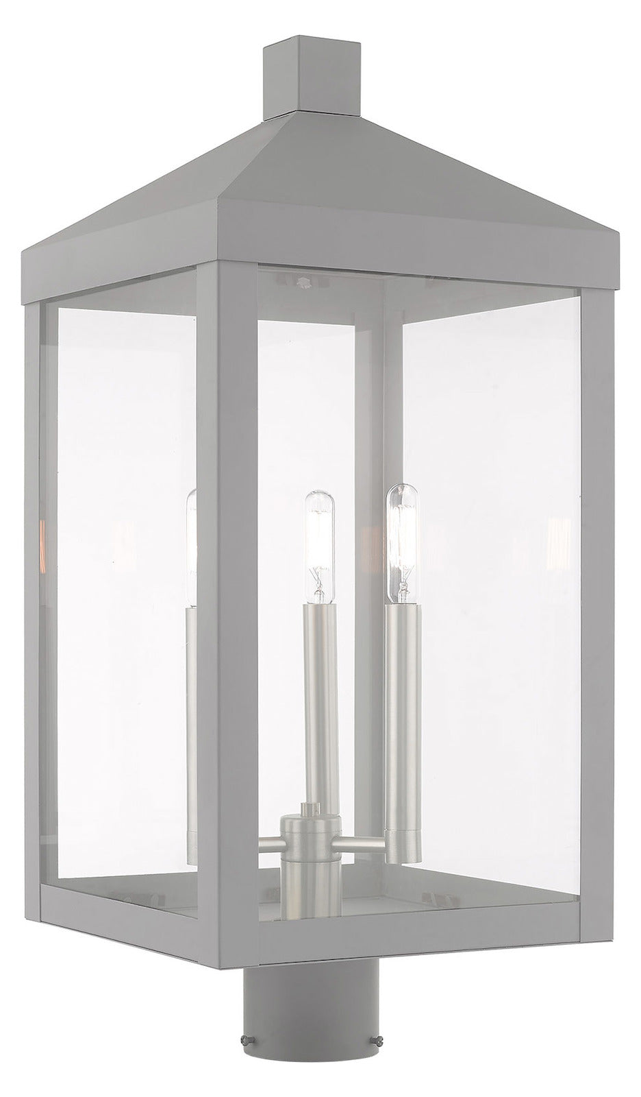 10.5 Inch 3 Light Post Top Lantern by Livex Lighting