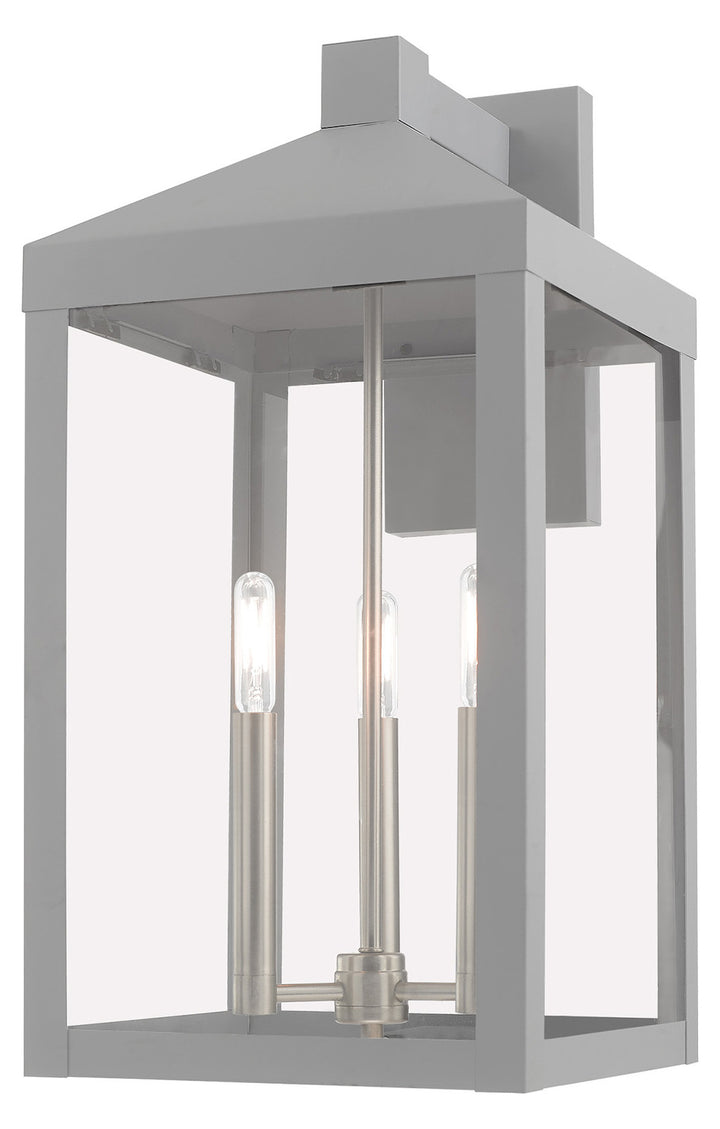 21.75 Inch 3 Light Wall Lantern