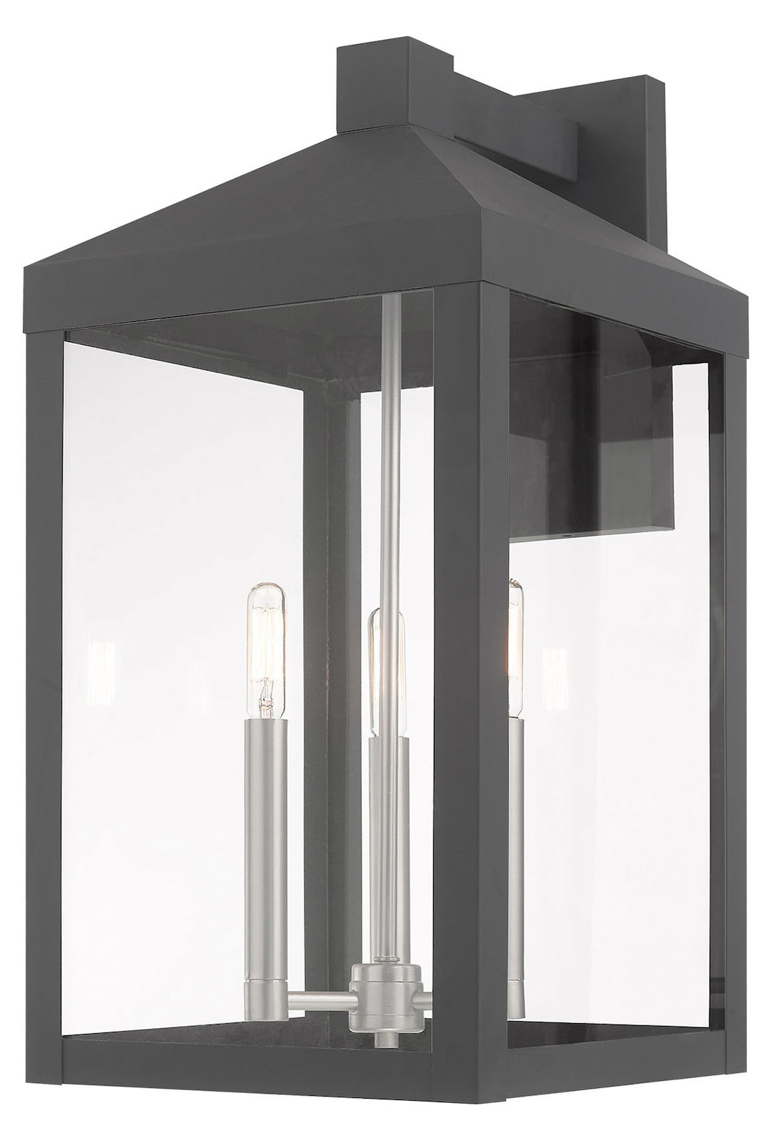 21.75 Inch 3 Light Wall Lantern by Livex Lighting