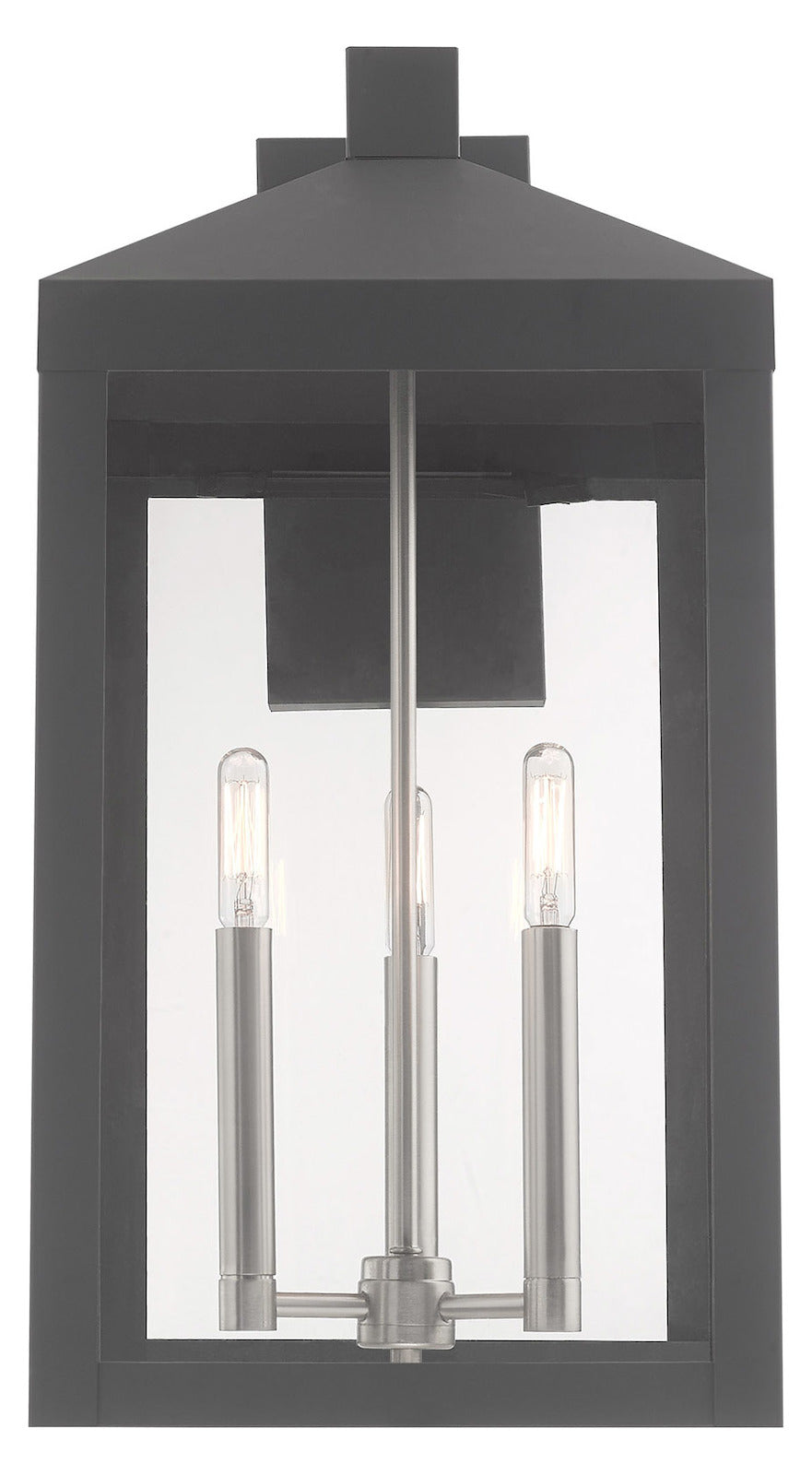 21.75 Inch 3 Light Wall Lantern