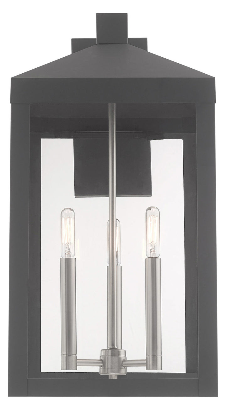 21.75 Inch 3 Light Wall Lantern
