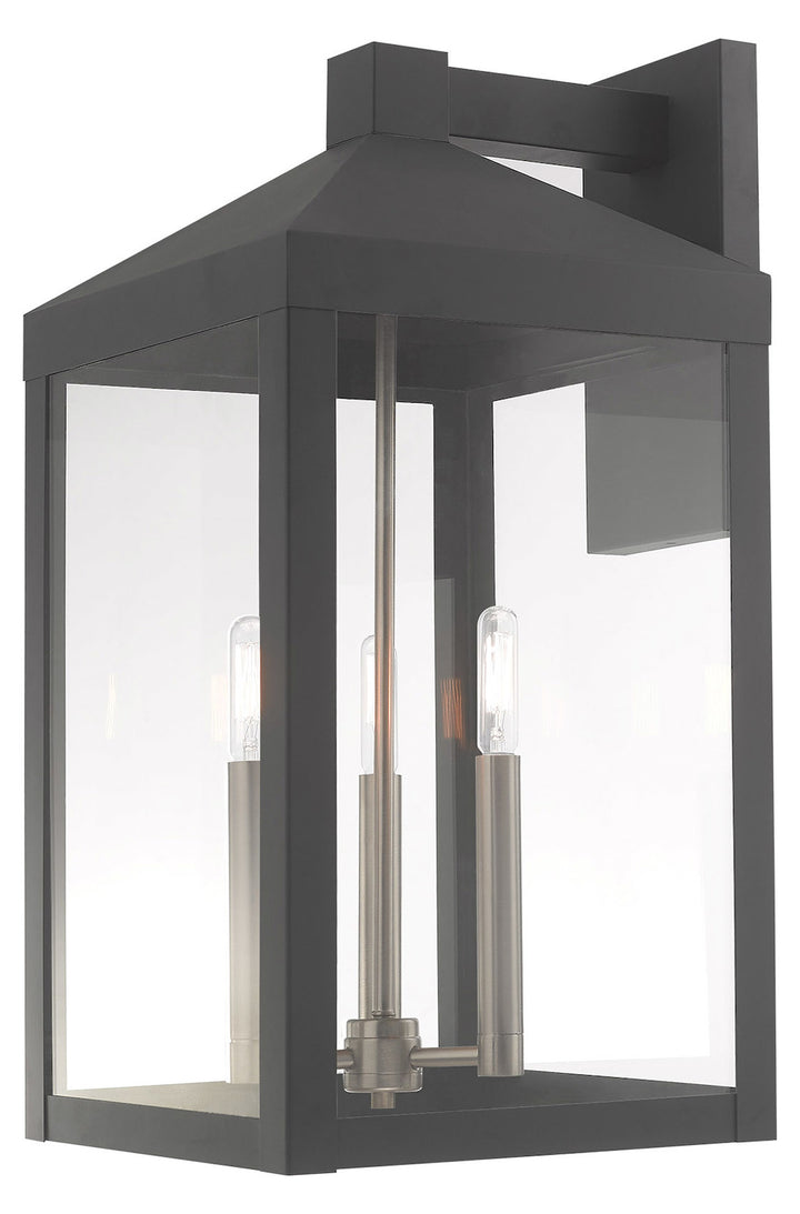 21.75 Inch 3 Light Wall Lantern