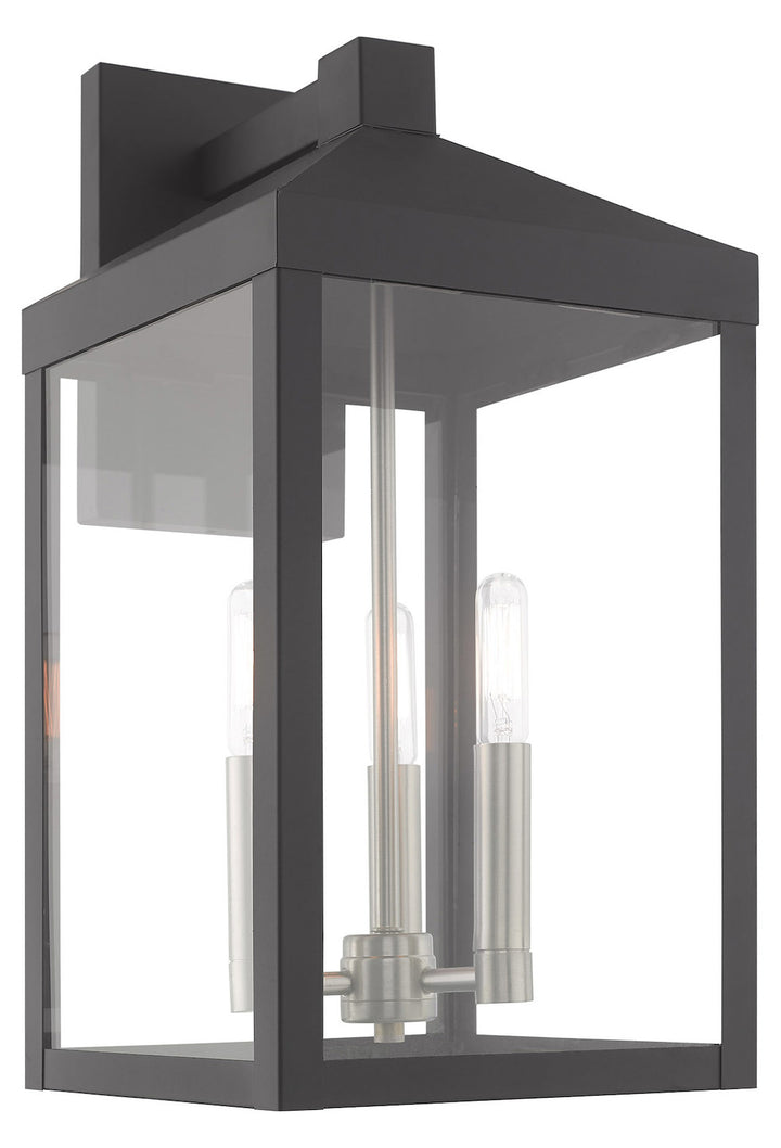 17.5 Inch 3 Light Wall Lantern by Livex Lighting
