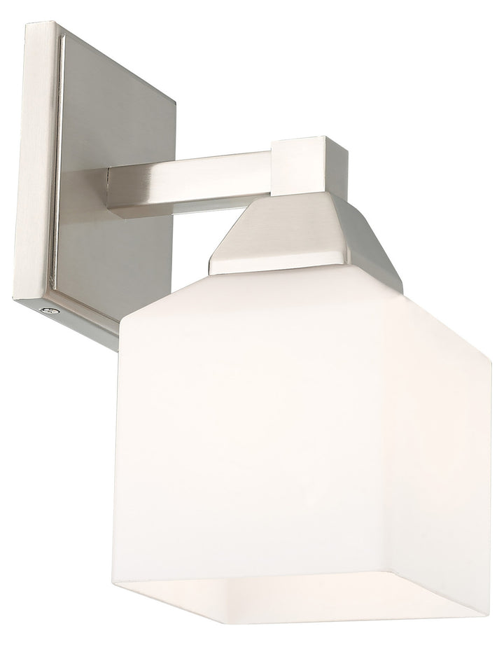 4.75 Inch 1 Light Wall Sconce With Opal White Glass