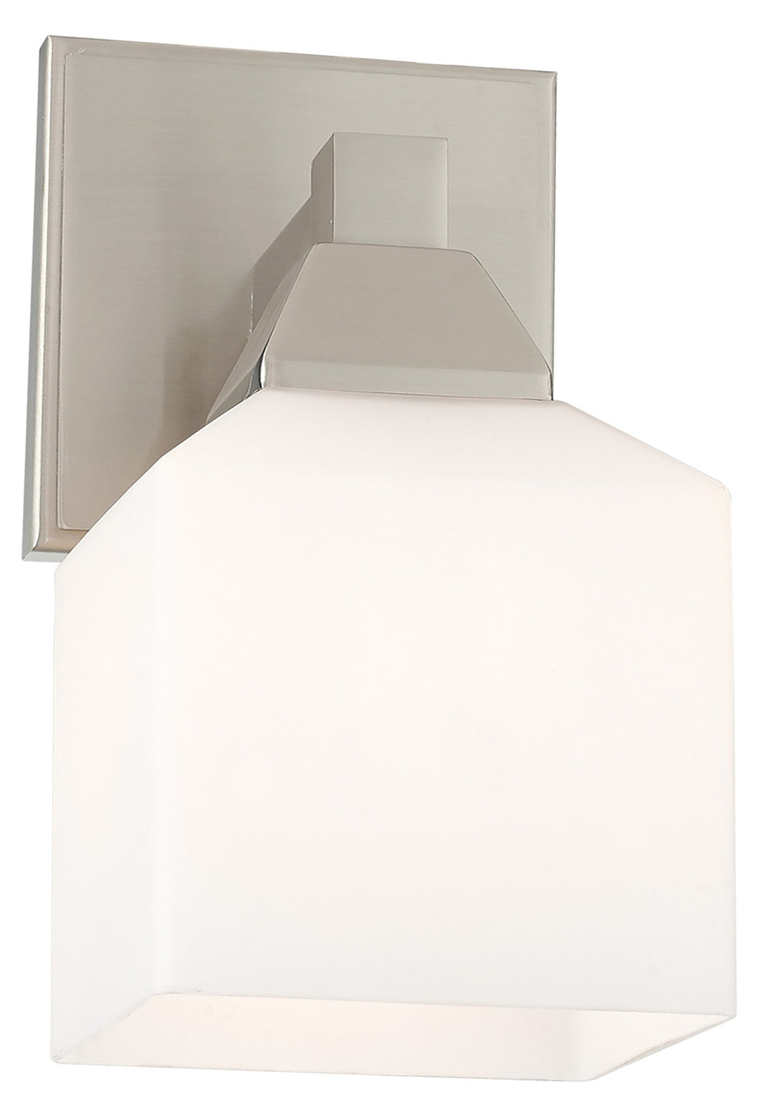 4.75 Inch 1 Light Wall Sconce With Opal White Glass